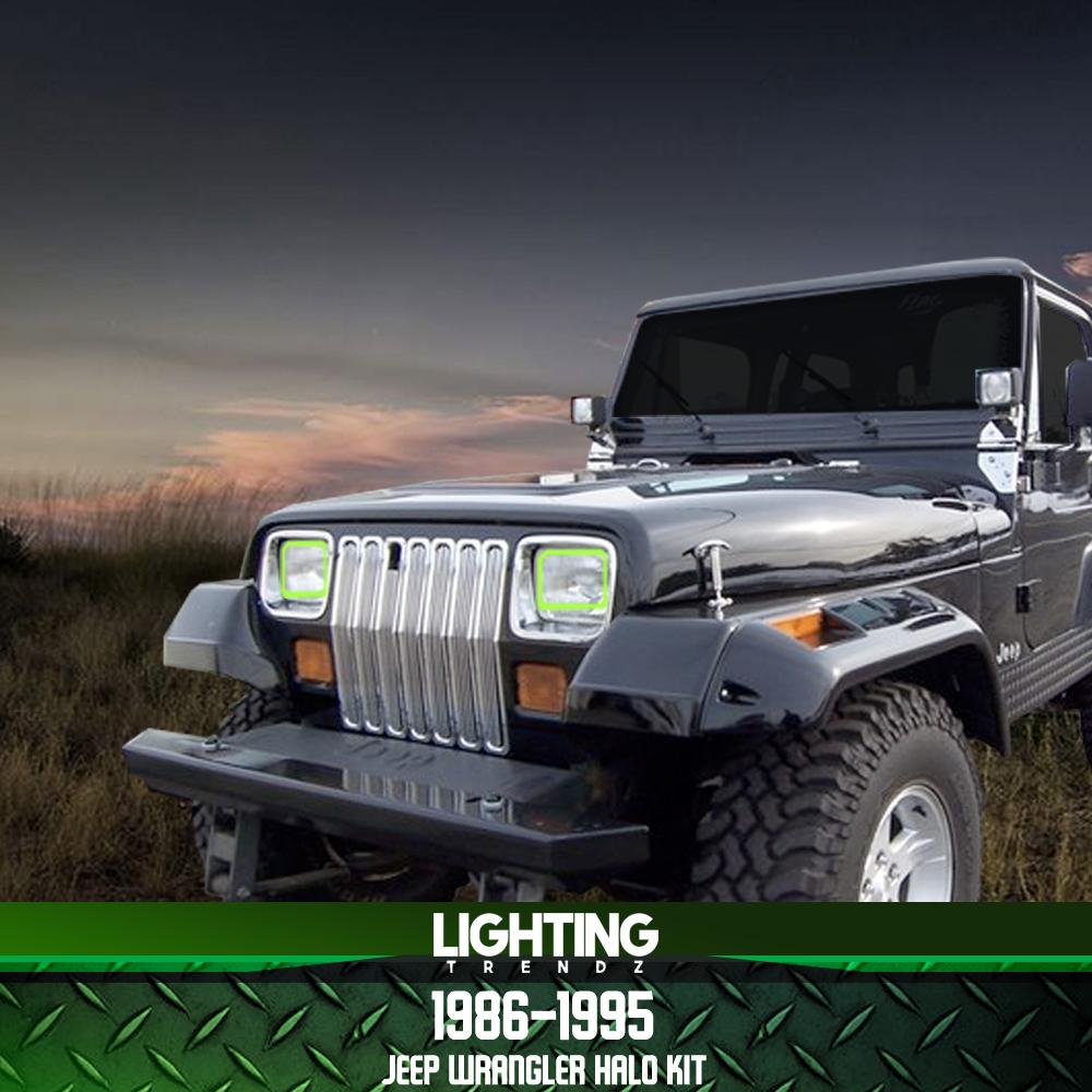 1985 1996 jeep wrangler halo kit - Speed of Light Customs