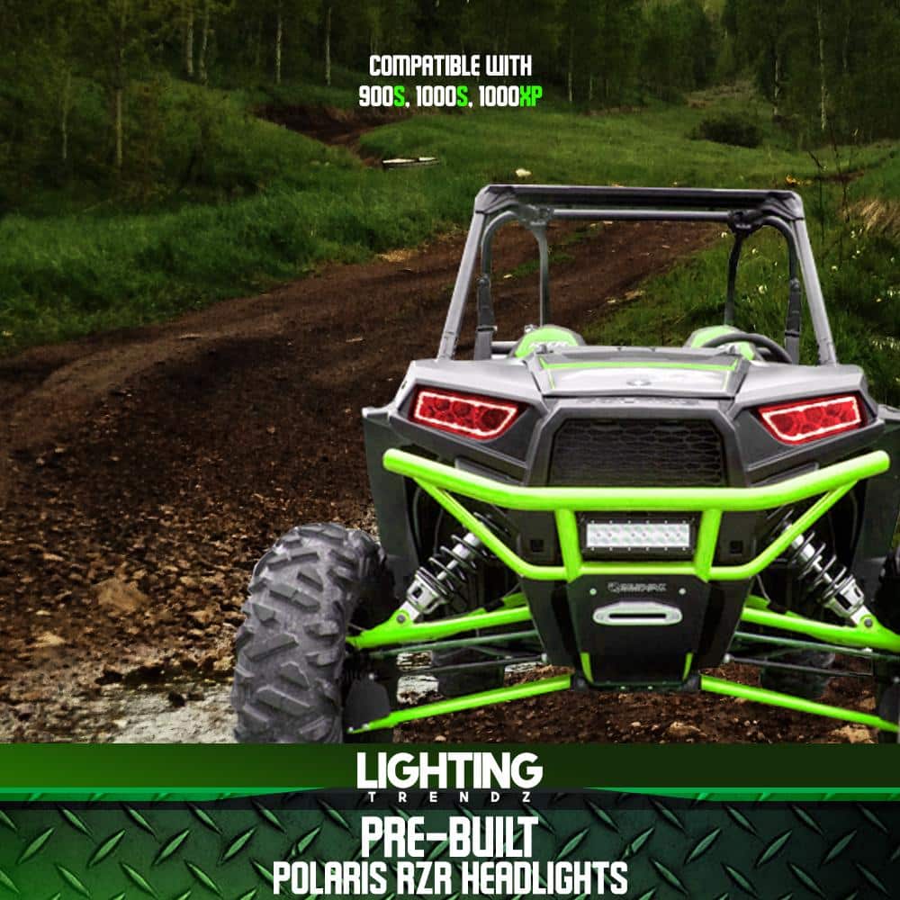 pre built polaris rzr flow series headlights – Speed of Light Customs